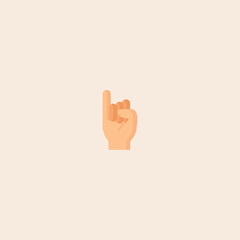 Pinky promise icon flat vector design.