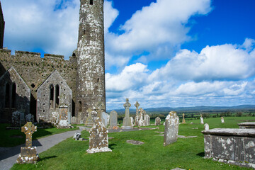 Peaceful spring day at the Rock of Cashel