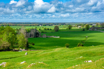 Peaceful spring day at the Rock of Cashel