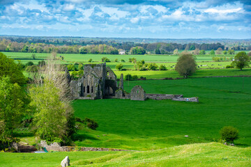 Peaceful spring day at the Rock of Cashel