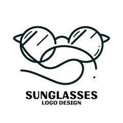 Sunglasses Vector Logo Design