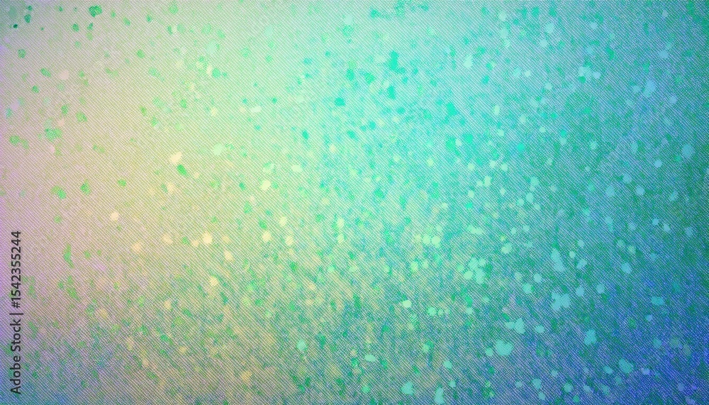 Poster soft pastel abstract with multicolored dotted pattern on textured background in aqua, violet, and pe