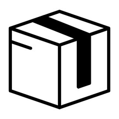 Package Box Vector Icon