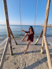 girl on the beach