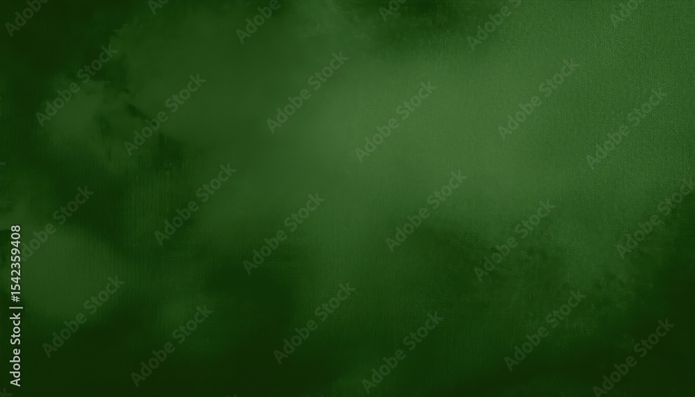 Poster deep forest green watercolor texture background with subtle brush strokes and gradient shading, idea