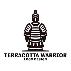 Terracotta Warrior Vector Logo Design