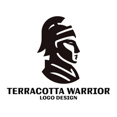 Terracotta Warrior Vector Logo Design