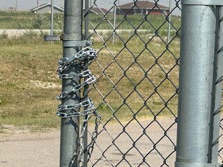 barbed wire fence