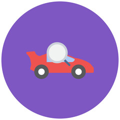 Car Finder icon vector image. Can be used for Automotive Dealership.
