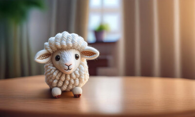 Handmade Cozy Wool Sheep 