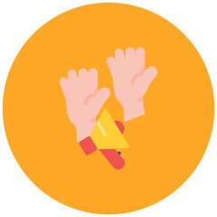 Obraz premium Democracy icon vector image. Can be used for Politics.