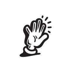 Obraz premium Hand gesture symbol for greeting or wave for communication purposes