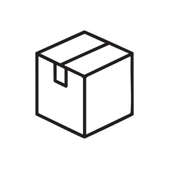 Simple cardboard box for shipping and storage purposes