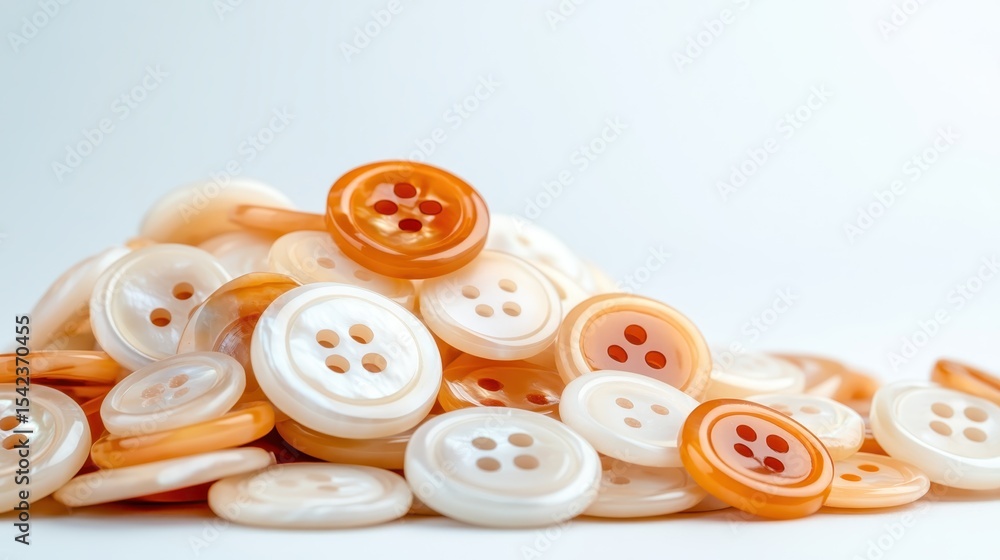 Poster this artistic image showcases a vibrant collection of buttons in various colors and sizes, perfect f