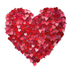 Heart made of hearts valentine's day love and romance background stock photo image art