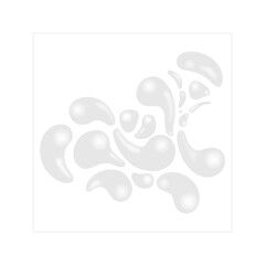 A set of bubbles in different shapes.ai