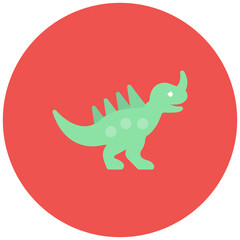 Dinosaur icon vector image. Can be used for Museum.