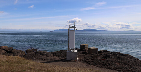 Navigation signs on British Columbia waterways