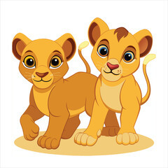 Just lion around a funny animal cartoon picture pun