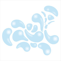 A set of bubbles in different shapes (2)