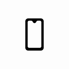 mobile phone device icon sign vector
