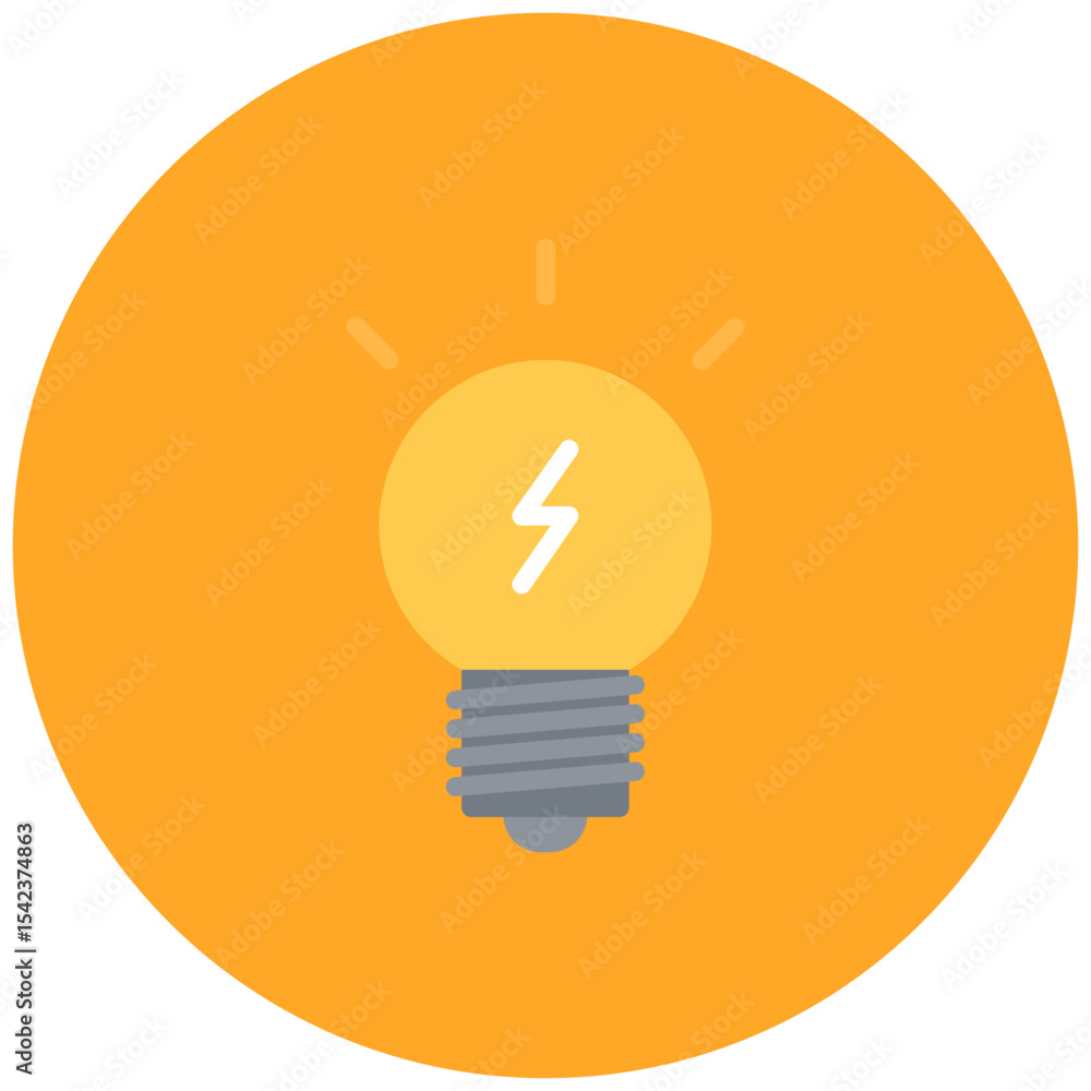 Poster light source icon vector image. can be used for lighting.