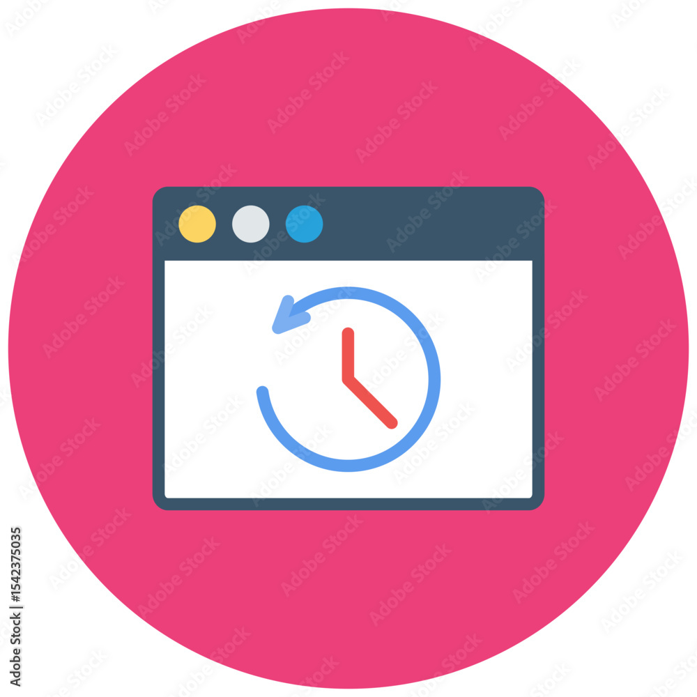 Poster browsing history icon vector image. can be used for privacy.