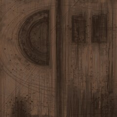 Abstract image for printing. Picture for modern interiors. The picture is painted by hand on a tablet. © neurostructure