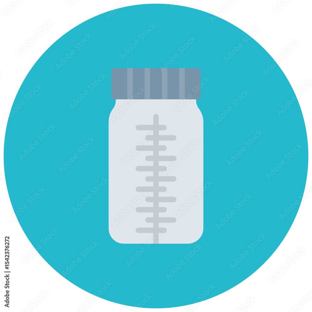 Poster fleaker icon vector image. can be used for science.