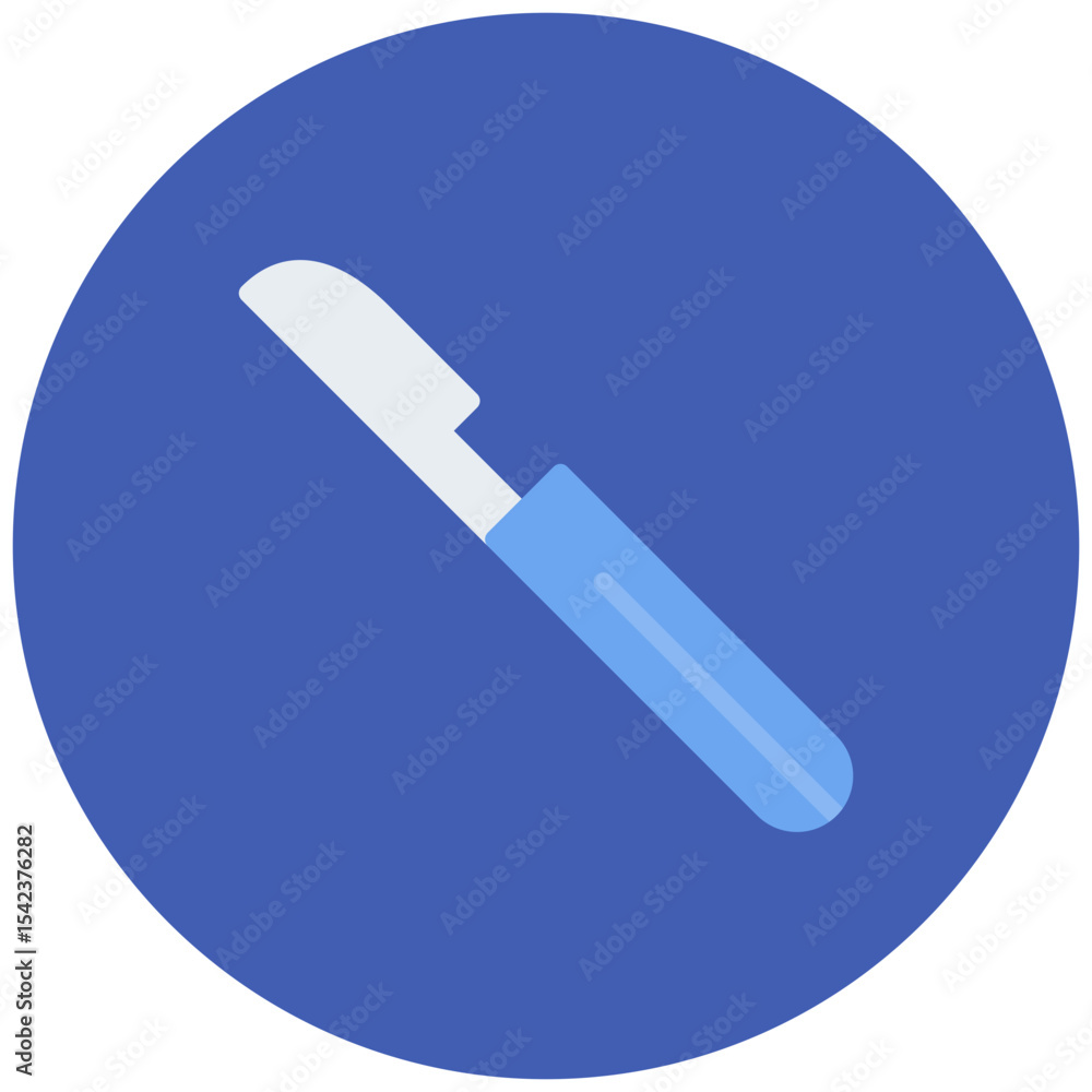Poster scalpel icon vector image. can be used for science.