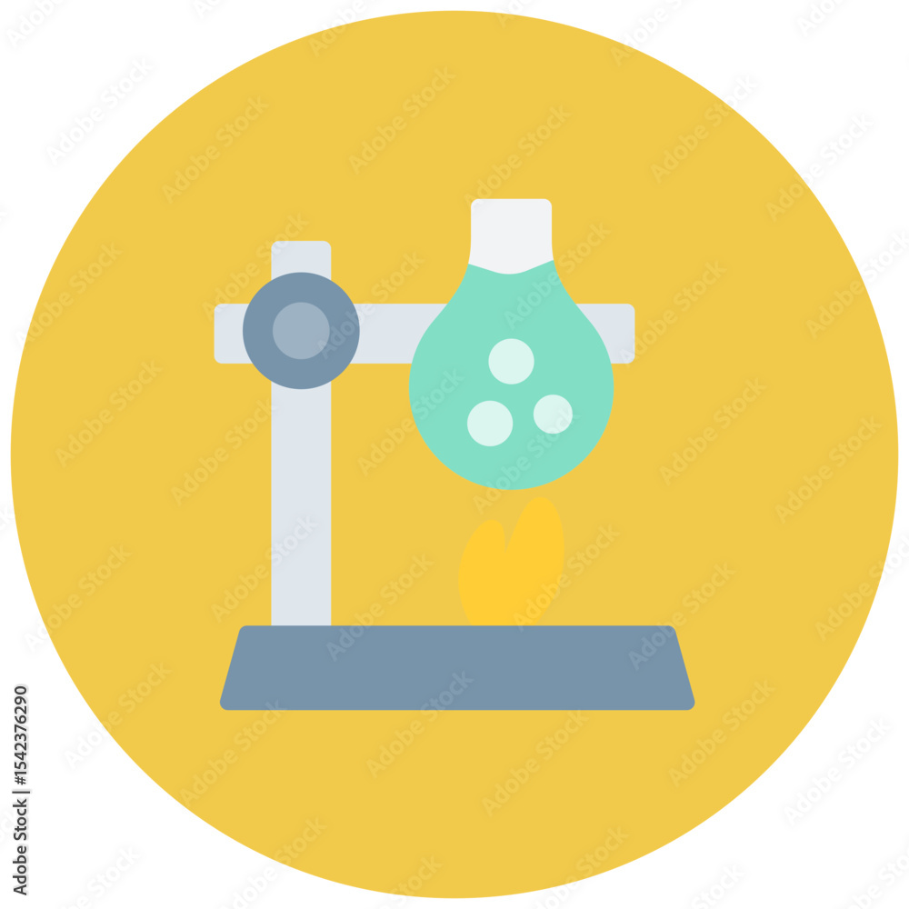 Poster retort icon vector image. can be used for science.