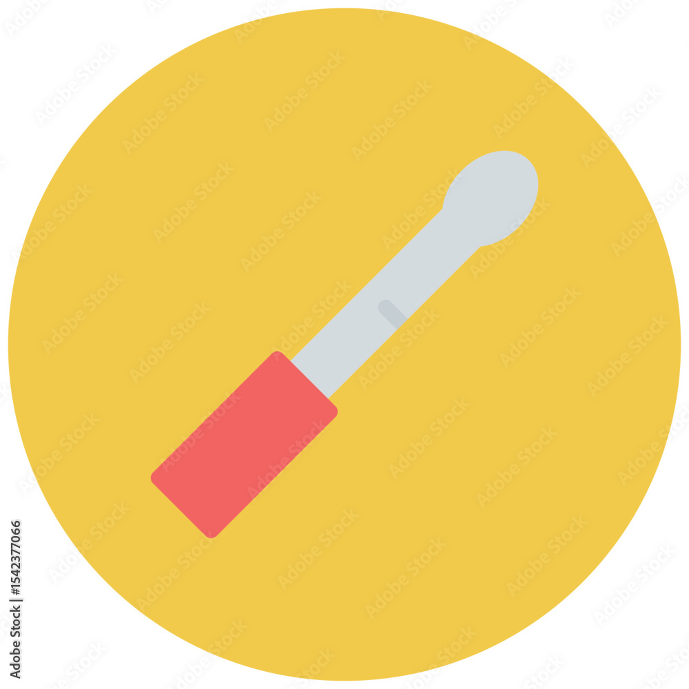 Poster spatula icon vector image. can be used for science.