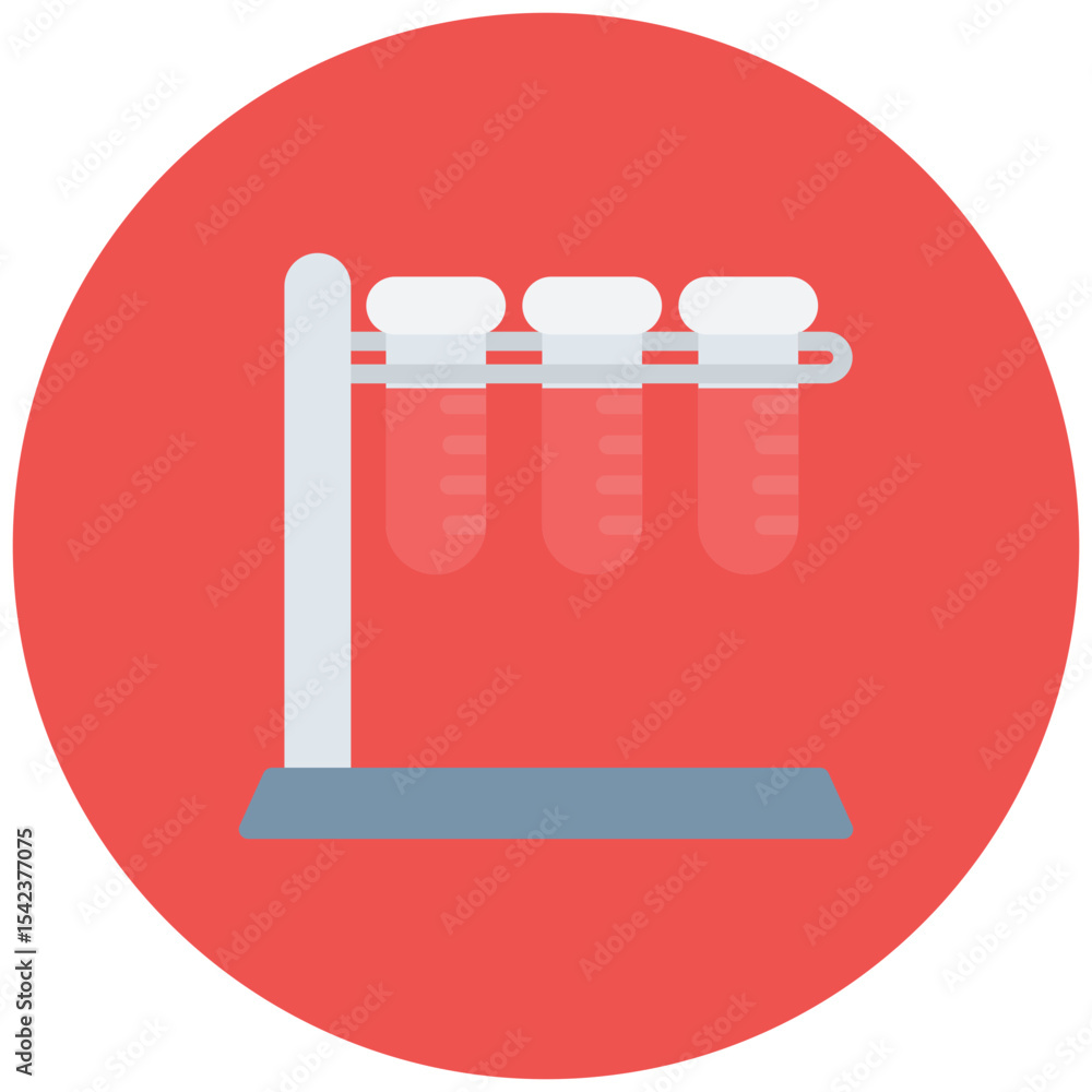 Poster test tube rack icon vector image. can be used for science.