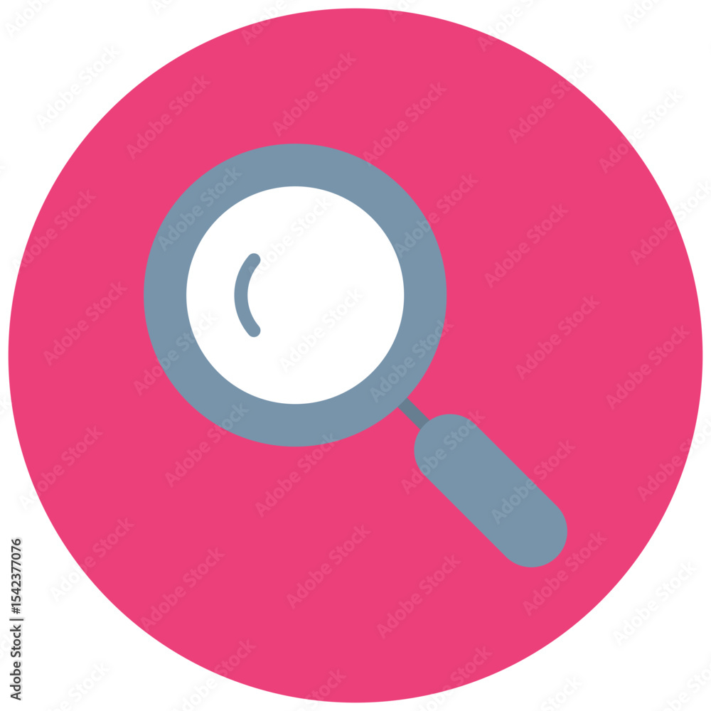 Poster magnifier icon vector image. can be used for science.