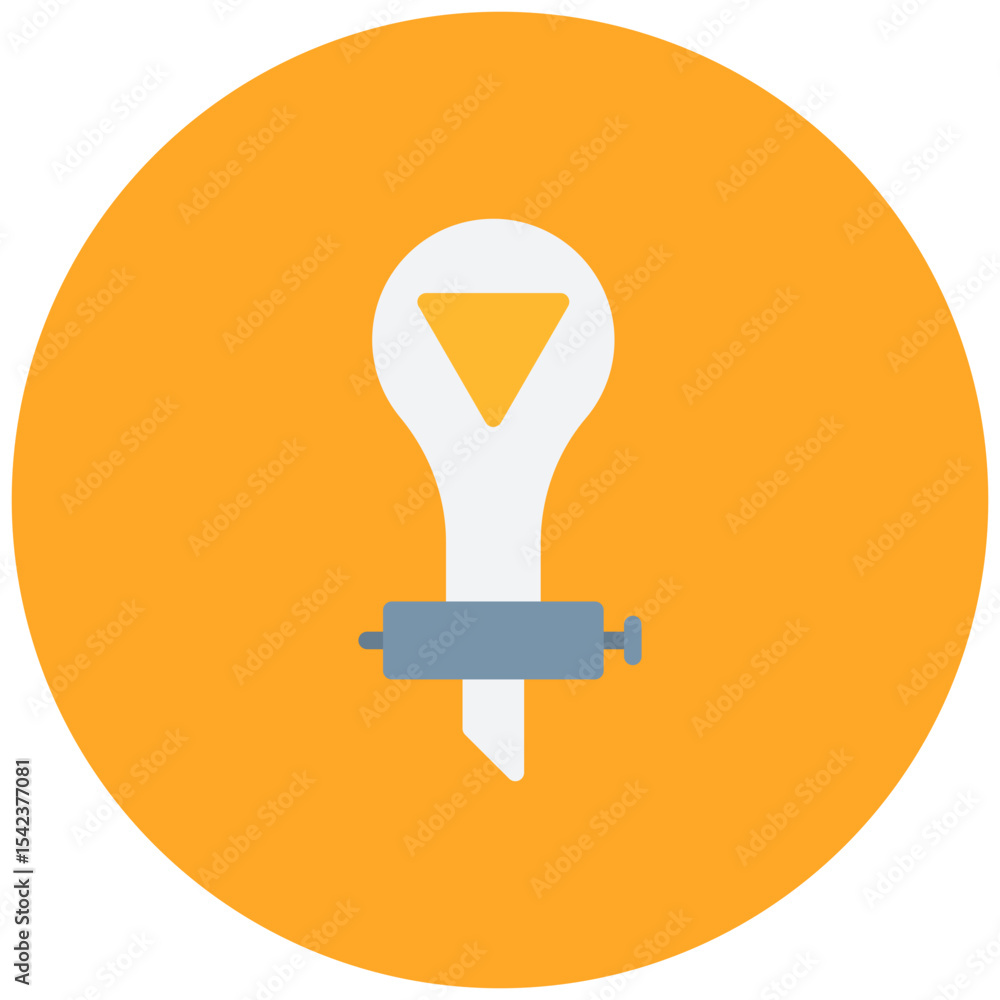 Poster separator funnel icon vector image. can be used for science.