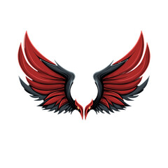 Obraz premium Wings on a transparent background.PNG