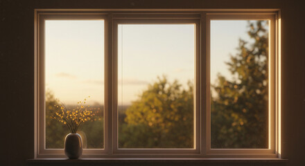 Obraz premium Modern room with a window