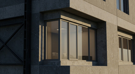 Obraz premium Modern room with a window