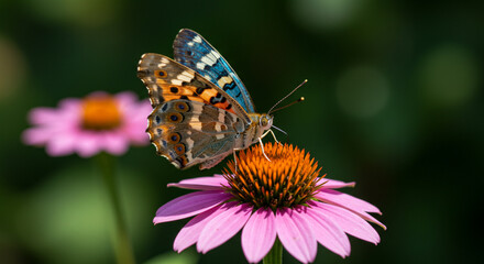 Obraz premium butterfly on flower