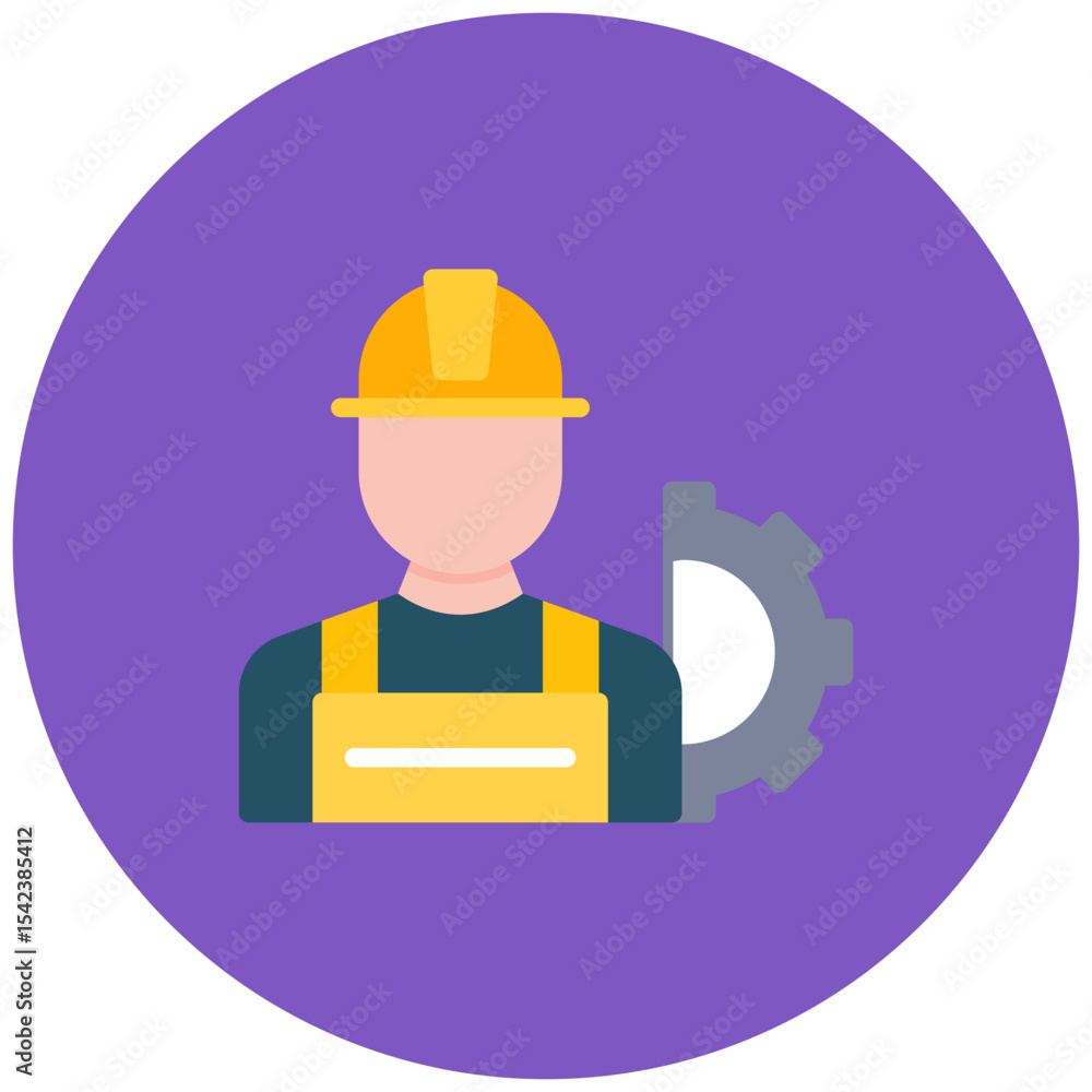 Poster project manager icon vector image. can be used for project assesment.