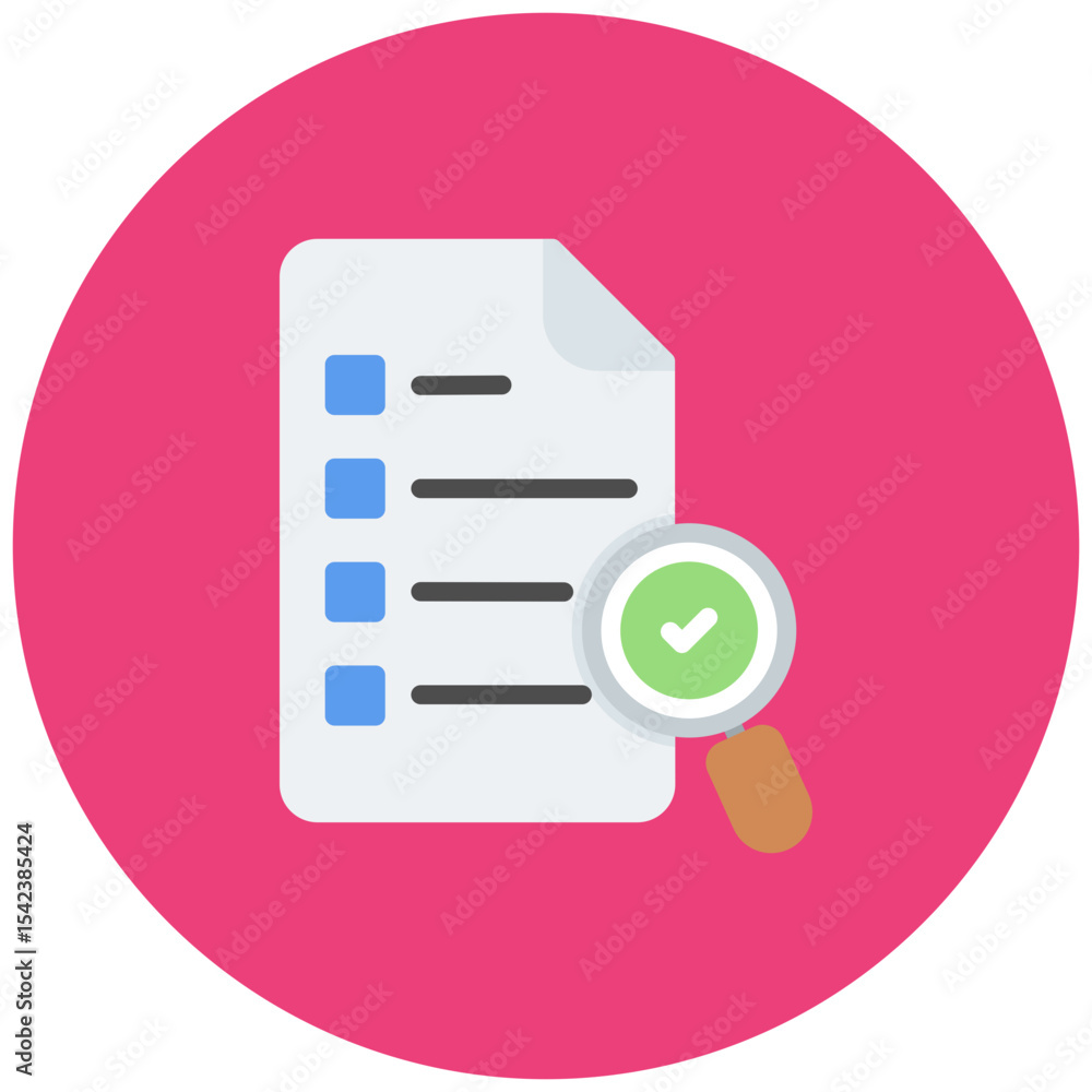 Poster Project Evaluation icon vector image. Can be used for Project Assesment.