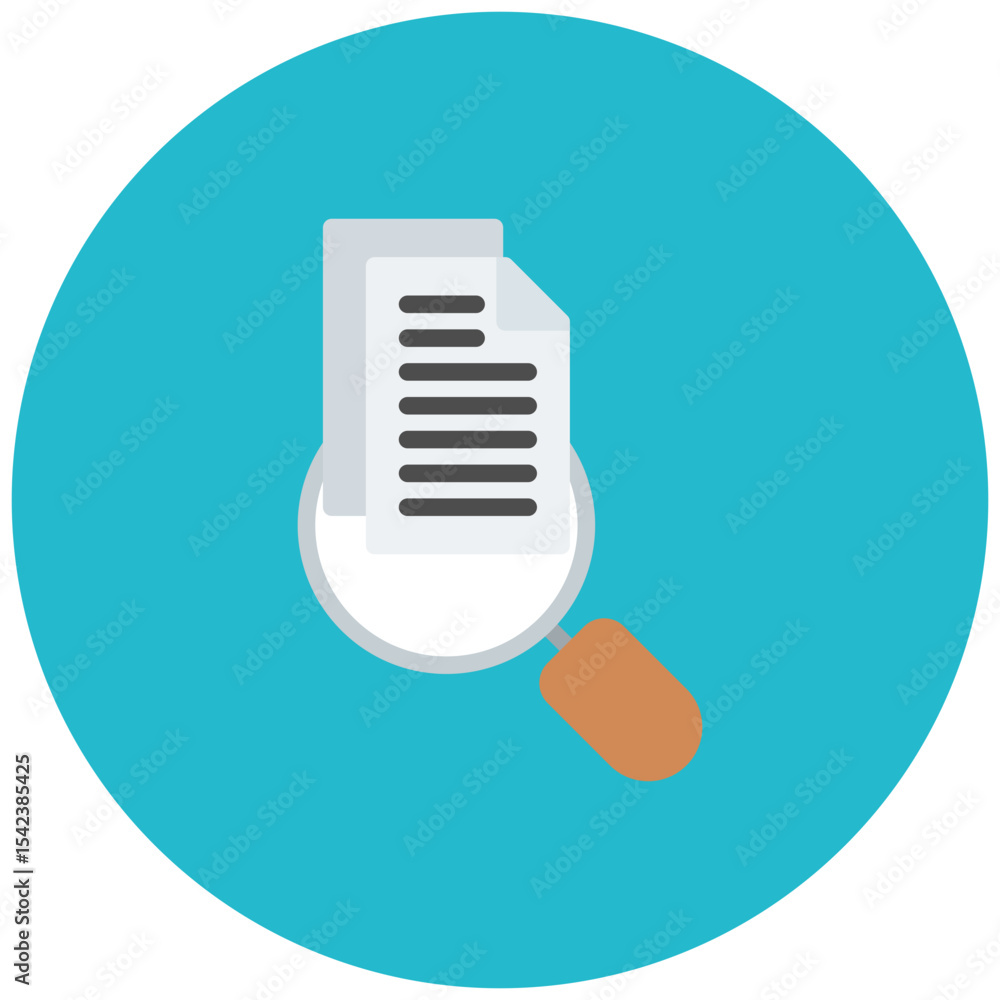 Poster project review icon vector image. can be used for project assesment.