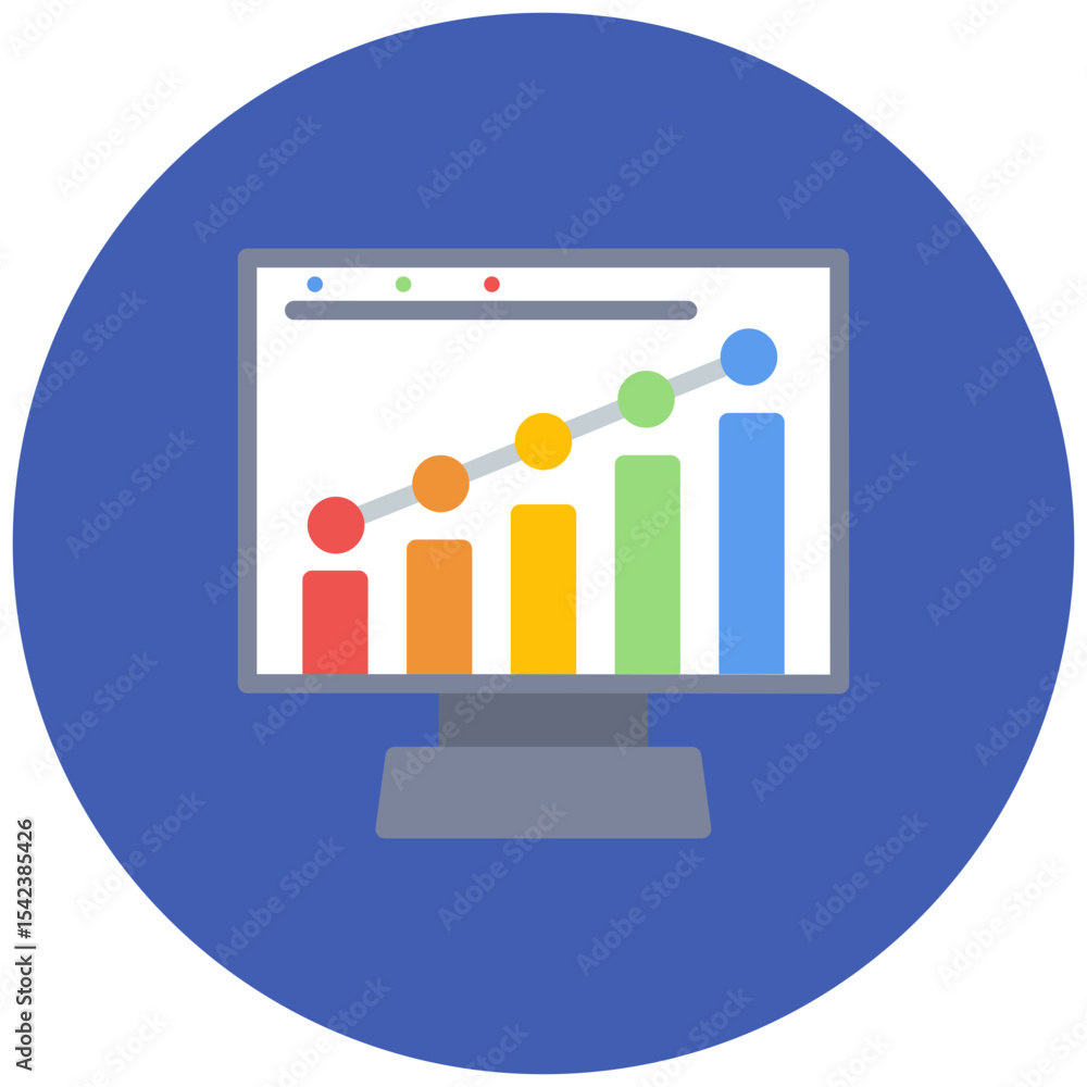 Aufkleber project governance icon vector image. can be used for project assesment.