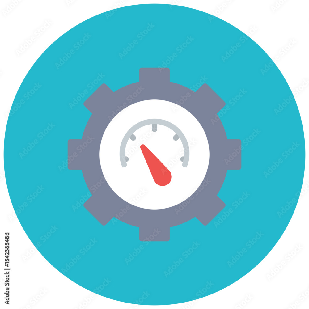 Aufkleber velocity icon vector image. can be used for project assesment.