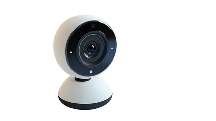  webcam for your needs: white camera for streaming and video conferencing at home or office isolated on transparent background