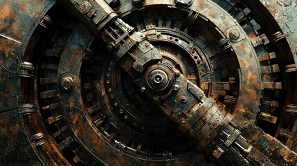 Rustic industrial mechanism