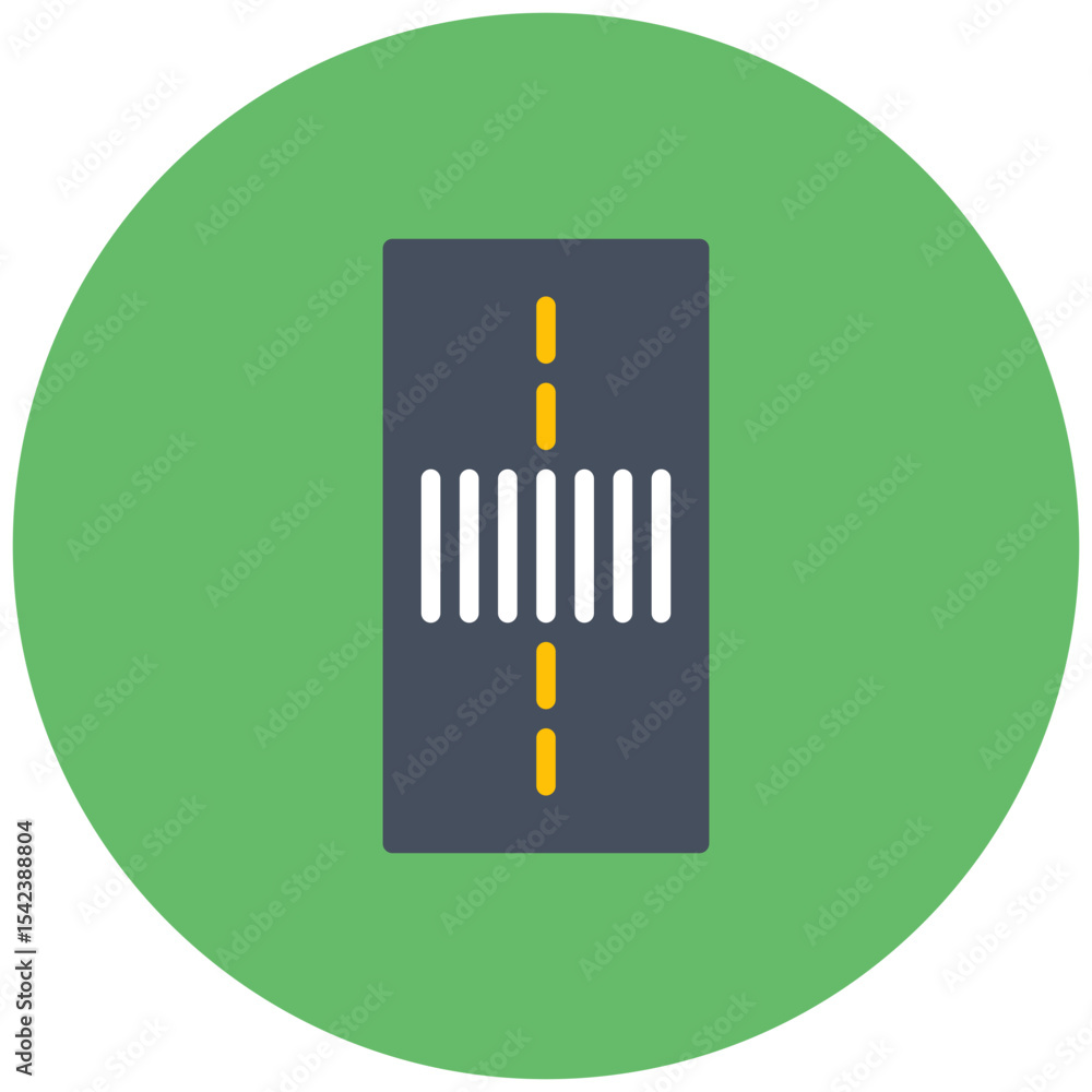Poster crosswalk icon vector image. can be used for public utilities.
