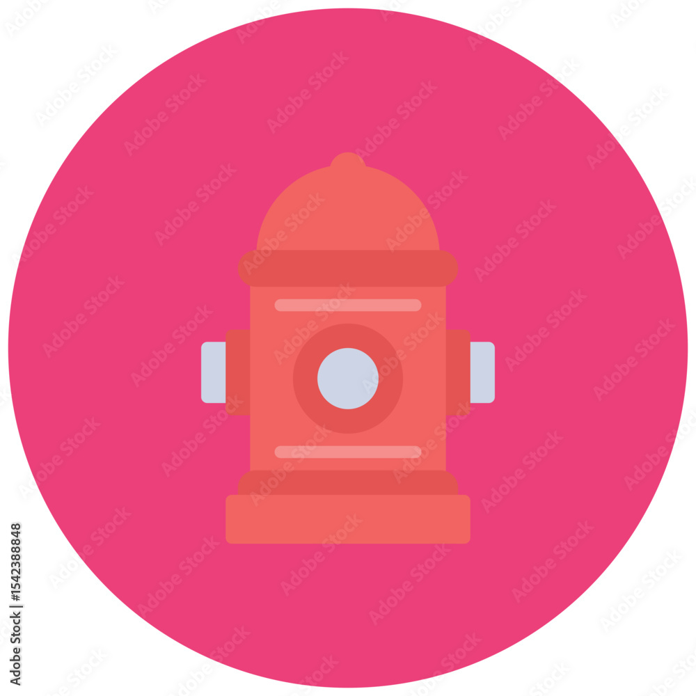 Poster fire hydrant icon vector image. can be used for public utilities.