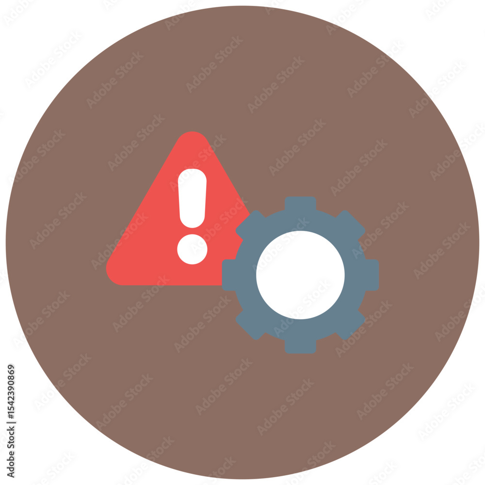 Aufkleber risk management icon vector image. can be used for operations management.