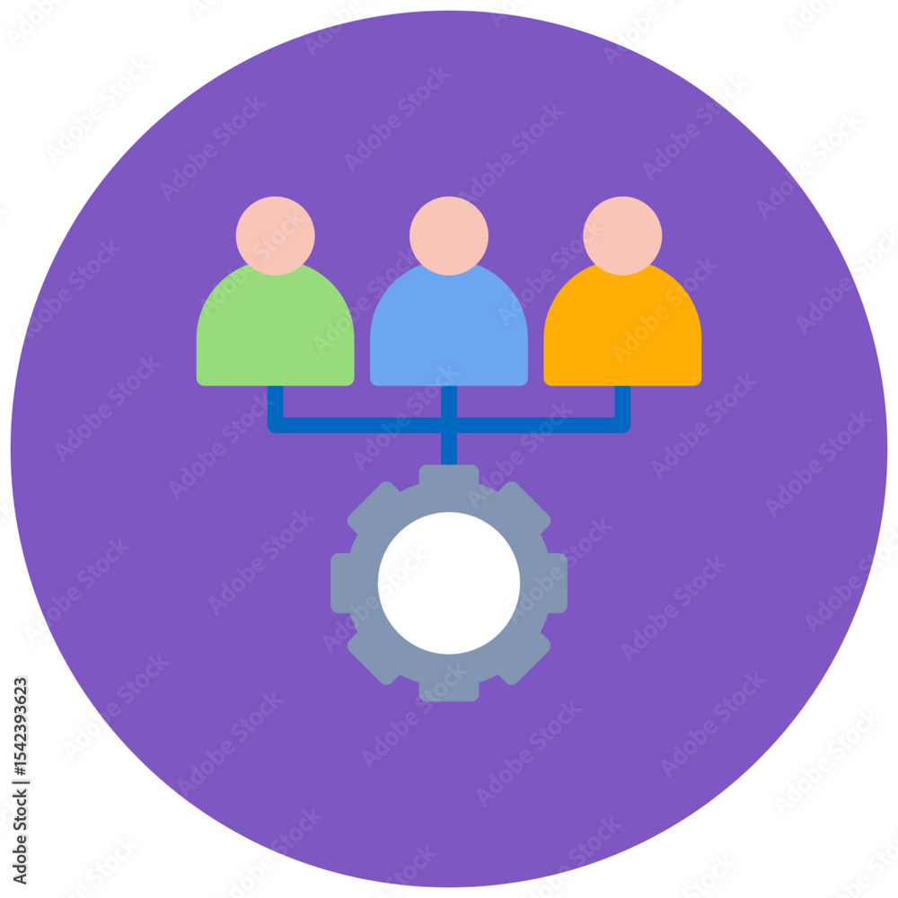 Poster onboarding icon vector image. can be used for headhunting.
